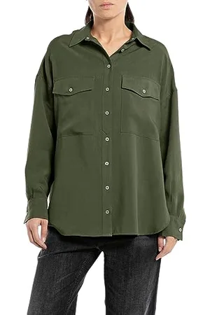 Replay Bluzka damska Relaxed Fit, , XXS