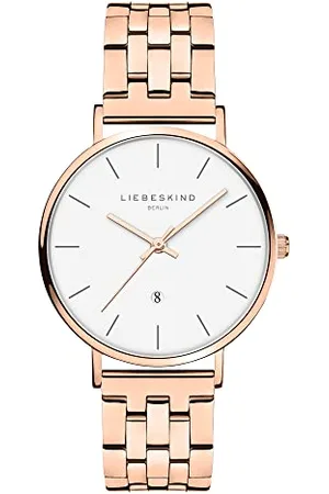 liebeskind Liebeskind Damski analogowy zegarek kwarcowy z bransoletką ze stali nierdzewnej, , 34 mm, Nowoczesny