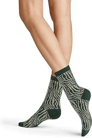 Hudson Skarpety damskie Zebra Fashion Bottle Green 39-42, , 39-42 EU