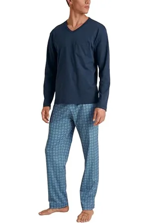 Calida Relax Streamline Piżama Insignia Blue, 1 sztuka, rozmiar 52-54 długi rozmiar, , 52-54 wysoki