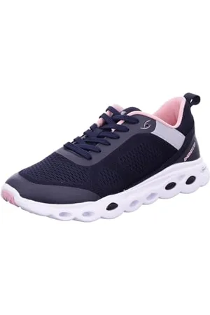 ARA Damskie buty sportowe Racer, Niebieski, niebieski, metaliczny srebrny, 38 EU