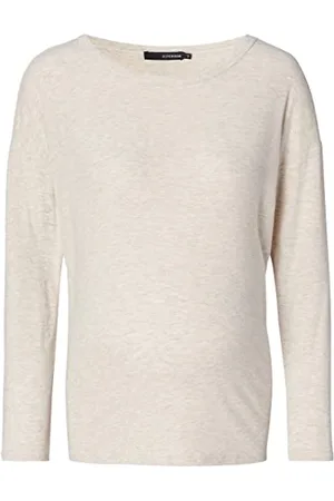 Supermom Damska koszulka Tee Bourne z długim rękawem, RAS1202 Oatmeal-P611, XXS