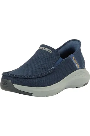 Skechers Parson RALVEN męskie wsuwane, granatowe, siatkowe, 8,5 UK, , 42.5 EU