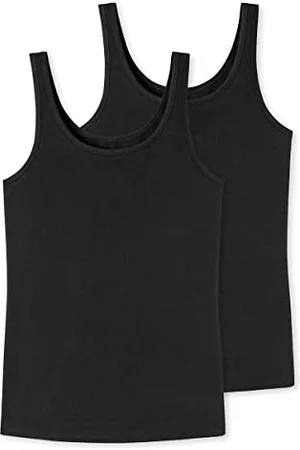 Schiesser Damen 2 PACK Unterhemd Trägertop - Cotton