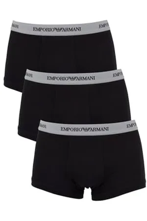 Emporio Armani Męski Bokserki, Nero 00120, L, 3 szt