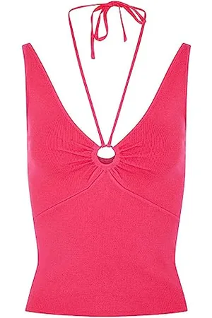 Morgan Damski sweter MSTEFI Ciemnoróżowy TXS, , XS