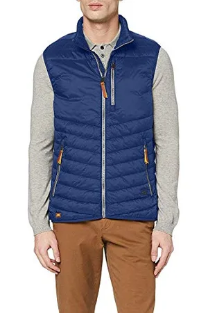 Camel Active Męska Kamizelka Sportowa, Niebieski (Dark Navy 45), 54