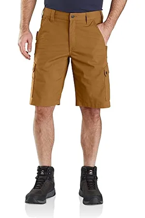 Carhartt Męskie spodenki Rugged Flex Relaxed Fit Ripstop Cargo Work Utility, brązowy ( Brown), 32W