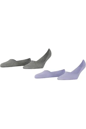 Burlington Kobiety Stopki Everyday 2-Pack W IN Bawełna niewidoczne jednokolorowe 2 Pak, , 35-36