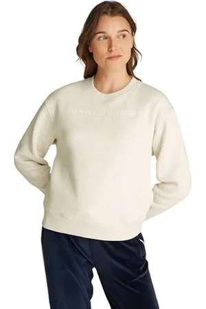 Tommy Hilfiger Damska bluza MDRN REG CORP LOGO C-NK SWTSHRT WW0WW39791, brązowa, 3XL, , 3XL duże rozmiary