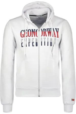 Geographical Norway Ghazen Męska bluza z kapturem z kieszenią kangurka - Bluza z logo bluza z kapturem z kapturem ciepły długi rękaw - męska wiosna lato jesień zima ( L), , L