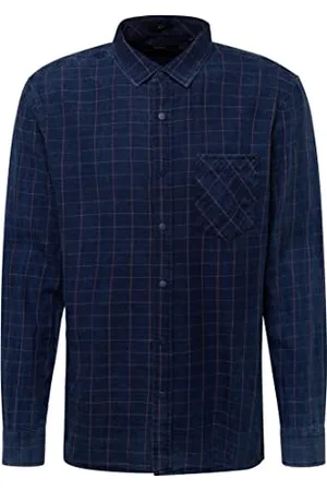 Mavi Męska koszula Check Shirt koszulka, niebieska, XL (DE), , XL