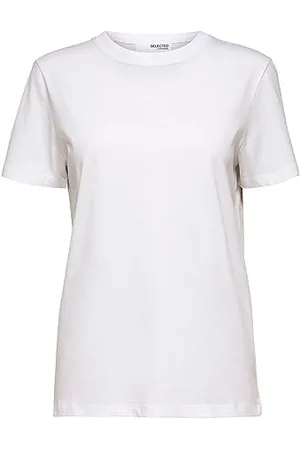 SELECTED Damska koszulka Slfmyessential SS O-Neck Tee Noos, , XS
