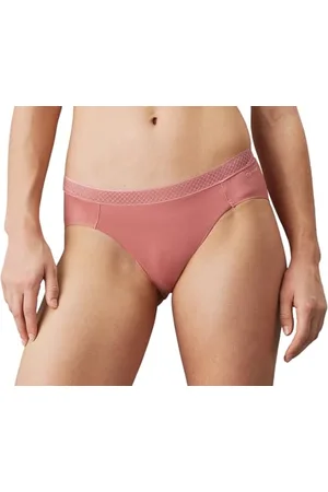 Calvin Klein Damskie bikini 000QF6308E majtki koordynacyjne, różowe (czerwone winogrono), S, , S