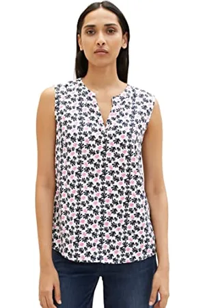 TOM TAILOR Damska bluzka 1037428, 32813-Offwhite Round Leaf Design, 36, , 36