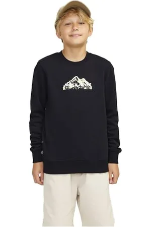 JACK&JONES JUNIOR Bluza chłopięca Jcomountain Logo Sweat Crew Neck Sn Mni, , 98