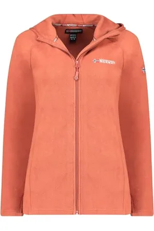 Geographical Norway Tugood Damski ciepły polar damski z zamkiem błyskawicznym, kurtka jesienno-zimowa, ciepła dla kobiet, długi rękaw, miękki futrzany sweter, wygodny na zewnątrz ( 2XL), , XXL