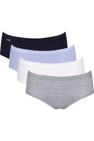 Sloggi Damska halka Basic+ Midi C4p, 4 sztuki w opakowaniu, , 46
