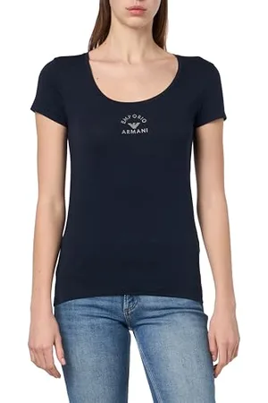 Emporio Armani Szpilki Stretch Cotton Loungewear T-Shirt , , XS
