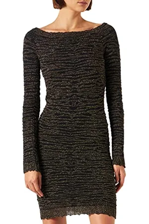 Roberto Cavalli Sukienka damska damska, czarna, XXL (DE)