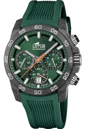 Lotus Zegarek męski 18974/2 Chrono obudowa z włókna węglowego czarny gumowy pasek, , pasek