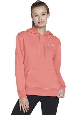 Skechers Bluza z kapturem Signature Coral, , XS
