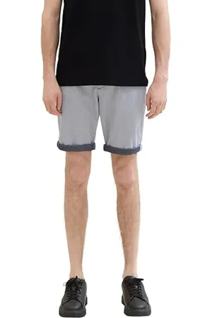 TOM TAILOR Męskie szorty slim fit chinosy z paskiem, , 31