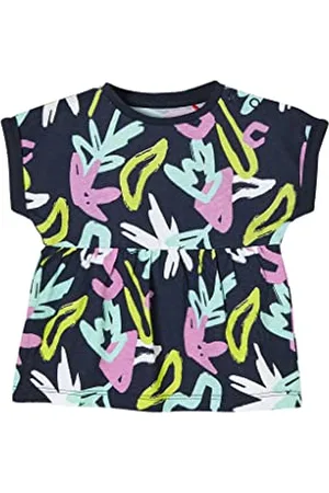 QS by s.Oliver Unisex - dziecięca koszulka z dżerseju z nadrukiem na całej powierzchni, , 74 cm
