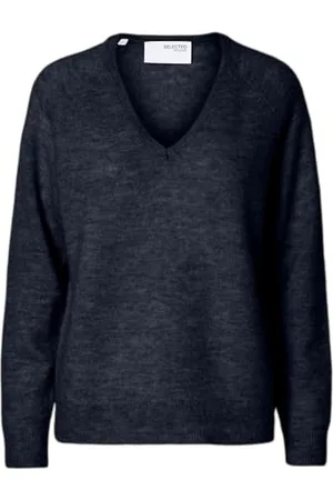 SELECTED SLFLULU New LS Knit V-Neck B NOOS, , XL