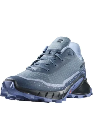 Salomon Damskie buty trekkingowe Alphacross 5, Bering Sea Carbon Blue Heron, 39 1/3 EU