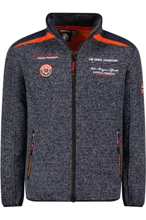 Geographical Norway Thibault Męski gruby polar ciepły zamek błyskawiczny - Kurtka męska ciepła zimowa miękka bluza z podszewką z długim rękawem - idealna na jesień i zimę ( 3XL),