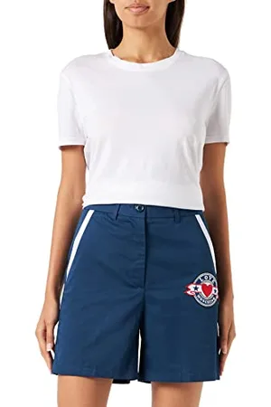 Moschino Bermudy damskie Casual szorty, niebieskie, 44 (DE), , 44