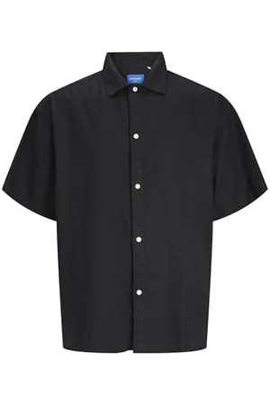 JACK & JONES JORFARO Linen Oversized Shirt SS SN, , S