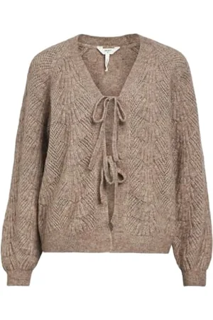 Object OBJFLORA RE L/S KNIT CARDIGAN NOOS, , XL