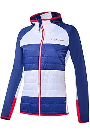 Black Crevice Damska kurtka hybrydowa, elastyczna damska kurtka sportowa z 85% nylonu i 15% spandexu, oddychająca damska kurtka funkcyjna, izolująca damska kurtka hybrydowa, damska kurtka turystyczna