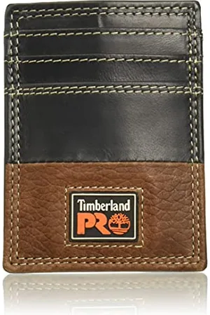 Timberland Męski skórzany portfel z przodu kieszeń z klipsem na pieniądze akcesoria, , Jeden rozmiar