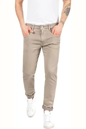 Replay Męskie dżinsy Slim Fit Anbass Hyperflex Colour Xlite, , 31W / 30L