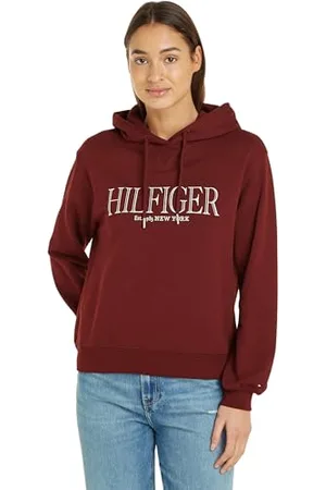 Tommy Hilfiger Damskie bluzy z kapturem Reg MDN Hilfiger, , XXL duże rozmiary wysoki