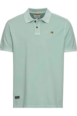 Camel Active Męska koszulka polo z krótkim rękawem, krój regular fit, z czystej bawełny, , S
