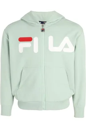 Fila Dziecięca bluza z kapturem, BALGE Classic, z zamkiem błyskawicznym, uniseks, kolor zielony , 86/92, , 86-92