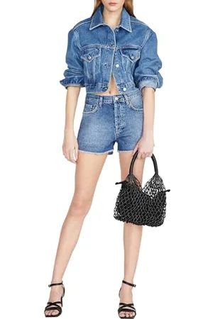 Sisley Damskie szorty 4YO7L900T, niebieski denim 901, 25