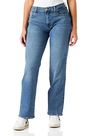 7 for all Mankind Ellie Straight Luxe dżinsy damskie w stylu vintage, , 25