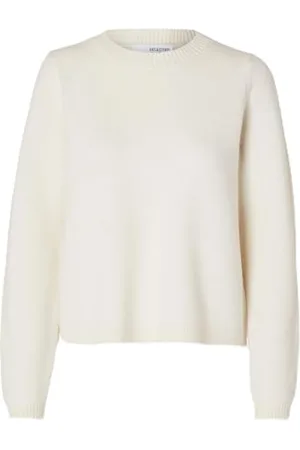 SELECTED SLFANA LS KNIT O-NECK NOOS, , XL