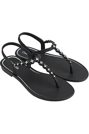 Grendha Damskie CACAU PRECIOSA Sand AD, czarne, 40 EU, , 40 EU Schmal