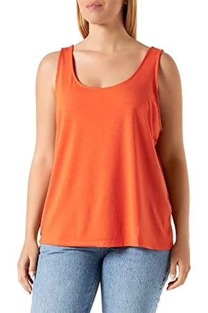 Ichi Damska IHREBEL to koszulka na ramiączkach/Cami Shirt, 171562/Mandarin Red, M