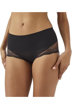 Spanx Hanky panky koronkowe hi-hipsterskie majtki damskie, Bardzo czarny, XS