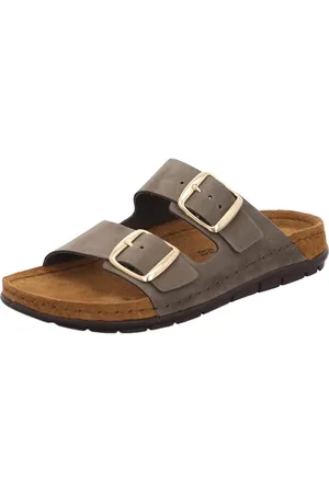 Rohde RODIGO-D damskie pantofle, pantofle, wsuwane, sandały, buty letnie, buty rekreacyjne, Oliwkowy 61, 36 EU