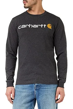 Carhartt Męska koszulka o luźnym kroju z długim rękawem, z logo, , XL