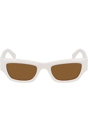 Karl Lagerfeld Unisex KL6141S okulary przeciwsłoneczne, 105 białe, 52, , 52