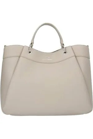 Armani Exchange Damskie Essential, Wave, Silver Printed Logo Shopping L
